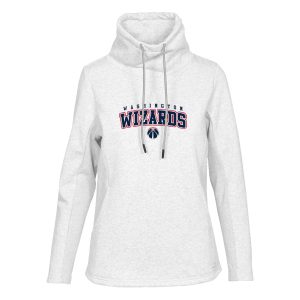 Levelwear Washington Wizards Women's Glamorous White Loop Pullover Sweatshirt Show your dedication! Own this special jersey for your team.