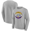 Los Angeles Lakers Gray Hard Color Pullover Sweatshirt Captivating Exclusive design! Own a jersey like no other.
