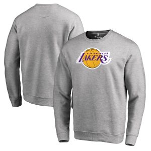 Los Angeles Lakers Heathered Gray Primary Logo Stunning Sweatshirt For a short time only! Don't miss out on this fantastic jersey.