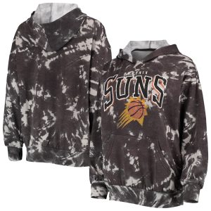 Majestic Threads Phoenix Suns Women's Black Burble Tie Unique Dye Tri Blend Pullover Hoodie Proven quality! Invest in this reliable jersey.