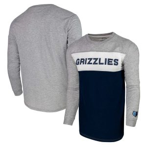 Memphis Elegant Grizzlies Heather Gray Unisex Loge Long Sleeve T Shirt Trending now! Grab this hot jersey while you can.