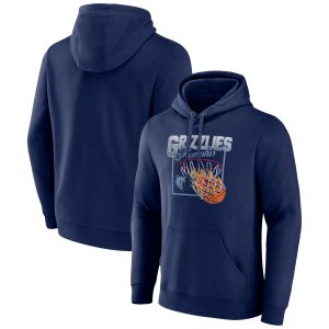 Memphis Grizzlies Navy Alley Oop Admirable Pullover Hoodie Collectors