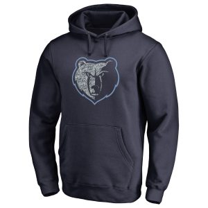Memphis Grizzlies Navy Fantastic Static Logo Pullover Hoodie Customizable! Personalize this great jersey.
