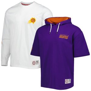 Men's Phoenix Suns Tommy Jeans Purple/White Matthew Fantastic 2 In 1 T Shirt & Hoodie Combo Set Enhance your game - day look! Get this fashionable jersey.