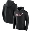 Miami Heat Superior Black Wordmark Team Logo Pullover Hoodie Exclusive design! Own a jersey like no other.
