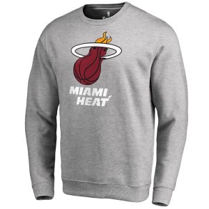 Miami Heat Heathered Gray Exceptional Primary Logo Sweatshirt Flash sale! Snag this great jersey at a discounted price.