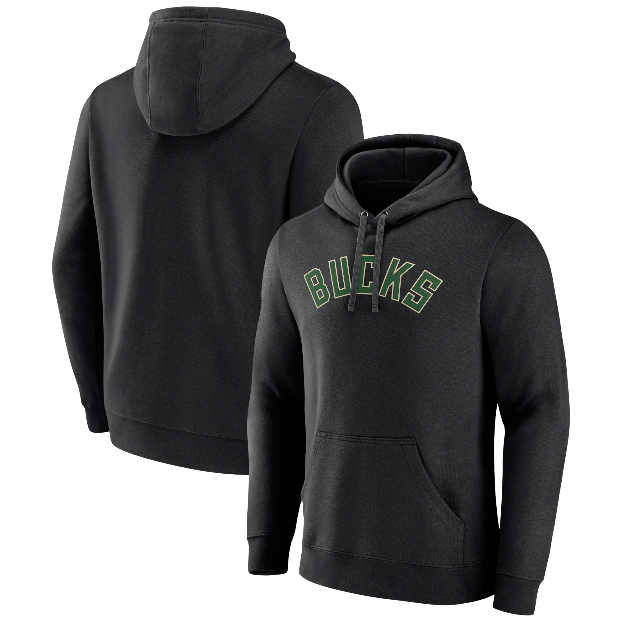 Milwaukee Exquisite Bucks Black Wordmark Alternate Pullover Hoodie Join the elite! Get this exclusive jersey.
