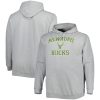 Milwaukee Bucks Heathered Gray Big & Tall Heart & Soul Pullover Alluring Hoodie Trending now! Grab this hot jersey while you can.