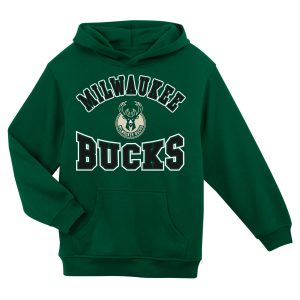Milwaukee Bucks Preschool Hunter Green Home Town Pullover Fleece Hoodie Charming Collector's item! A rare addition to any collection.