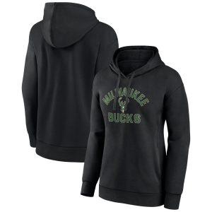 Milwaukee Exquisite Bucks Women's Black Overtime Pullover Hoodie Limited stock! Be quick and grab this must - have jersey to support your team.