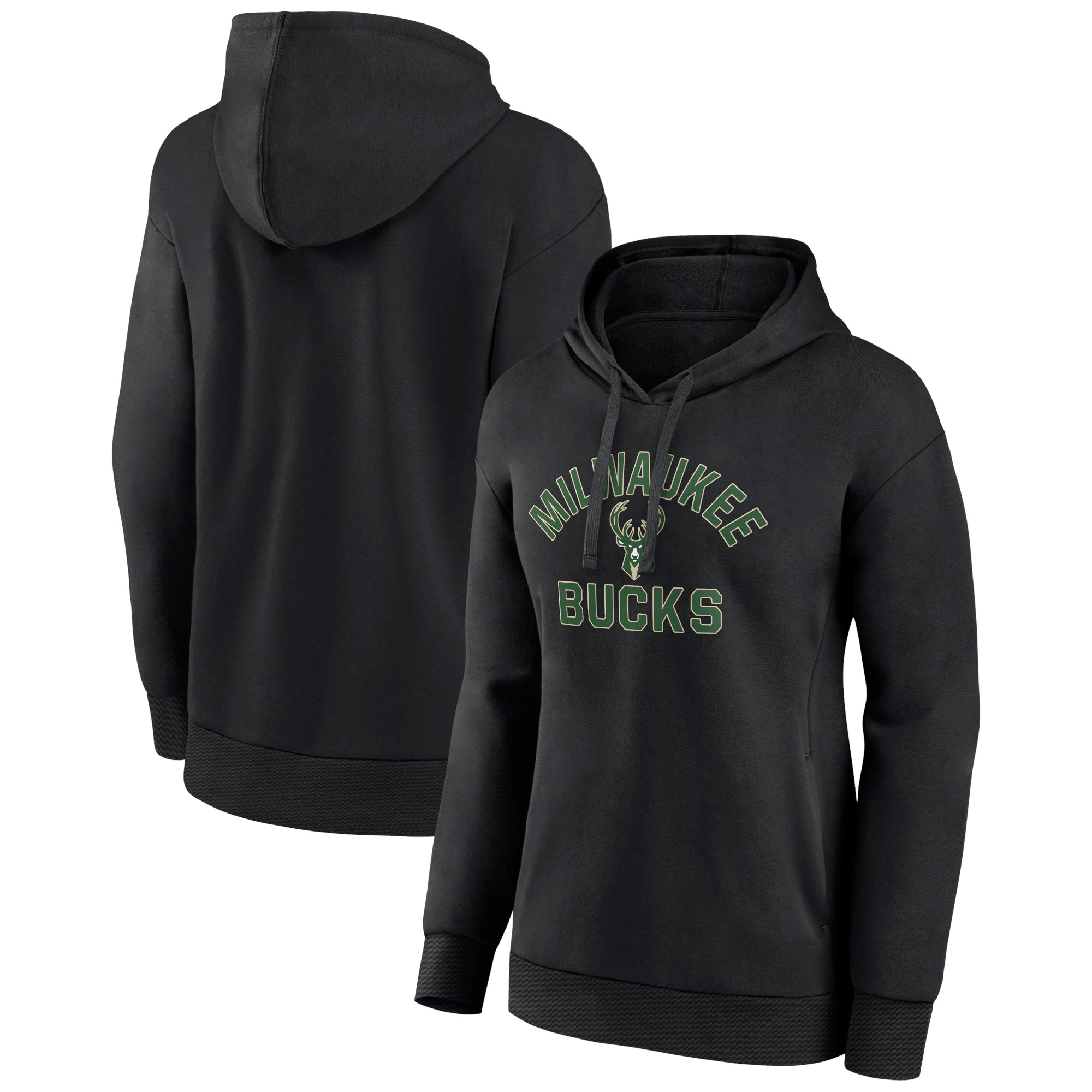 Milwaukee Exquisite Bucks Women's Black Overtime Pullover Hoodie Limited stock! Be quick and grab this must - have jersey to support your team.