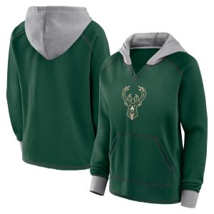Milwaukee Bucks Women's Hunter Green Boom Pullover Hoodie Splendid Fan favorite! Join thousands who love this premium jersey.