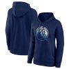 Minnesota Timberwolves Women's Navy Gradient Logo Notable Pullover Hoodie High - demand item! Order this sought - after jersey immediately.