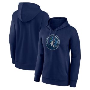 Minnesota Timberwolves Women's Navy Team Primary Logo Pullover Amazing Hoodie For the true fans! Secure this authentic jersey now.