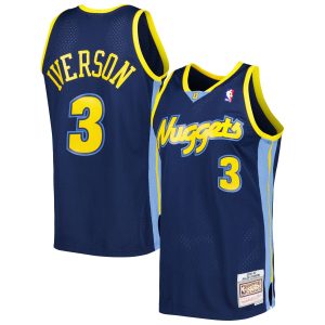 Mitchell & Ness Allen Iverson Denver Nuggets Navy Admirable Hardwood Classics Swingman Jersey Time - sensitive! Order now before the deal expires.