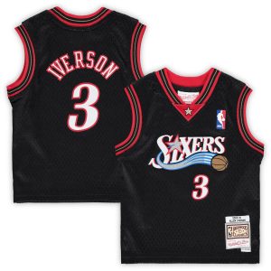 Mitchell & Ness Allen Iverson Philadelphia 76ers Infant Black Charming 2000/01 Hardwood Classics Retired Player Jersey Show your dedication! Own this special jersey for your team.