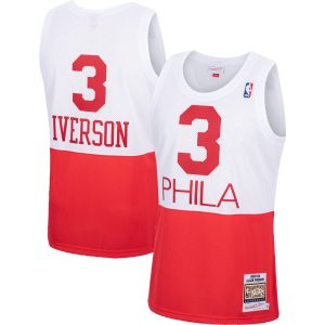 Mitchell & Fantastic Ness Allen Iverson Philadelphia 76ers White 2003/04 Hardwood Classics Authentic Jersey Designed for performance! Get this functional jersey.