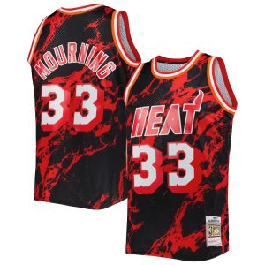 Mitchell & Ness Alonzo Mourning Miami Heat Black 1996/97 Hardwood Classics Magnificent Marble Swingman Jersey Proven quality! Invest in this reliable jersey.