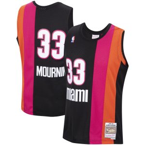 Mitchell & Ness Premium - grade Alonzo Mourning Miami Heat Black 2005/2006 Hardwood Classics Swingman Jersey Customizable! Personalize this great jersey.