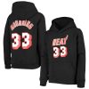Mitchell & Ness Alonzo Mourning Miami Heat Youth Black Hardwood Outstanding Classics Name & Number Pullover Hoodie Experience luxury! Order this high - end jersey.