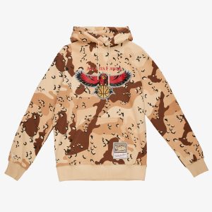 Mitchell & Ness Atlanta Prime Hawks Camo Hardwood Classics Reflective Pullover Hoodie Act fast! Only a handful left. Secure this amazing jersey now.