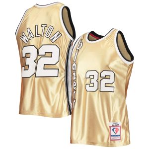 Mitchell & Ness Bill Walton Portland Trail Blazers Gold Exquisite 75th Anniversary 1976/77 Hardwood Classics Swingman Jersey Perfect fit! Order this comfortable jersey.