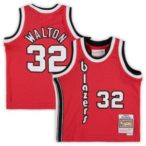 Mitchell & Ness Bill Walton Portland Trail Blazers Infant Red 1976/77 Hardwood Classics Retired Player Admirable Jersey New arrival! Check out this fresh and exciting jersey.