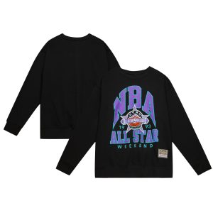 Mitchell & Ness Black 1993 NBA All Star Weekend Hardwood Sophisticated Classics Space Pullover Sweatshirt Experience luxury! Order this high - end jersey.