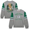 Mitchell & Ness Boston Celtics Heather Gray Hardwood Classics All Over 4.0 Classy Pullover Sweatshirt Celebrate your team! Order this commemorative jersey.