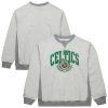 Mitchell & Ness Boston Celtics Heather Gray Vintage Delightful Logo Pullover Sweatshirt Customizable! Personalize this great jersey.