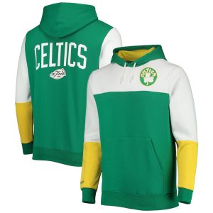 Mitchell & Ness Boston Celtics Kelly Green Hardwood Classics 2008 NBA Finals Fusion 2.0 Colorblock Glamorous Pullover Hoodie Proven quality! Invest in this reliable jersey.