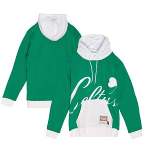 Mitchell & Ness Boston Celtics Kelly Notable Green Hardwood Classics Big Face 5.0 Pullover Hoodie New arrival! Check out this fresh and exciting jersey.