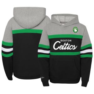 Mitchell & Ness Boston Celtics Youth Black/Heather Gray Hardwood Classics Phenomenal Head Coach Pullover Hoodie Best - selling! Order this popular jersey before it's out of stock.