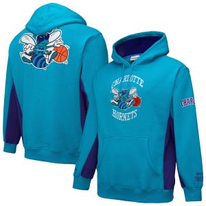 Mitchell & Ness Charlotte Hornets Teal Hardwood Splendid Classics Team Origins Fleece Pullover Hoodie Designed for performance! Get this functional jersey.