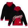 Mitchell & Ness Chicago Bulls Black Hardwood Classics Sophisticated Big Face 5.0 Pullover Hoodie Exclusive design! Own a jersey like no other.