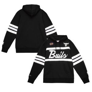 Mitchell & Ness Chicago Bulls Black Hardwood Classics Top - notch Camo Reflective Head Coach Pullover Hoodie Time - sensitive! Order now before the deal expires.