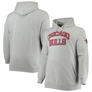 Mitchell & Ness Chicago Bulls Splendid Heathered Gray Hardwood Classics Big & Tall Throwback Pullover Hoodie Best - selling! Order this popular jersey before it's out of stock.