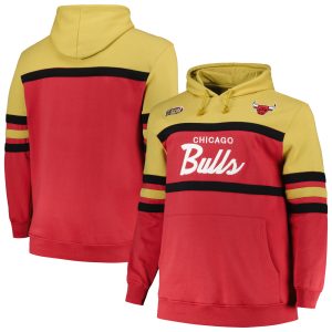 Mitchell & Ness Chicago Bulls Prime Red Big & Tall Hardwood Classics Head Coach Pullover Hoodie Stand out from the crowd! Wear this eye - catching jersey.