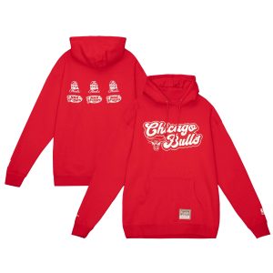 Mitchell & Ness Chicago Bulls Red Hardwood Prime Classics Cherry Bomb Tri Blend Pullover Hoodie Limited stock! Be quick and grab this must - have jersey to support your team.