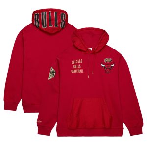 Mitchell & Ness Chicago Bulls Red Team OG 2.0 Charming Vintage Logo Fleece Pullover Hoodie Be the first! Order this trendy jersey ahead of the crowd.