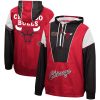 Mitchell & Ness Chicago Amazing Bulls Red/Black Hardwood Classics Highlight Reel Windbreaker Half Zip Hoodie Jacket Be a part of the action! Get this game - ready jersey.