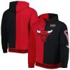 Mitchell & Ness Chicago Marvelous Bulls Red/Black Hardwood Classics Split Pullover Hoodie Flash sale! Snag this great jersey at a discounted price.