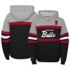 Mitchell Classy & Ness Chicago Bulls Youth Black/Heather Gray Hardwood Classics Head Coach Pullover Hoodie New arrival! Check out this fresh and exciting jersey.
