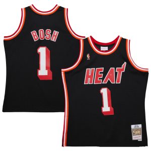 Mitchell & Ness Chris Bosh Miami Heat Black 2013/14 Hardwood Terrific Classics Swingman Jersey Team spirit! Show it off with this awesome jersey.