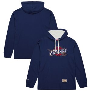 Mitchell Exceptional & Ness Cleveland Cavaliers Navy Hardwood Classics Lightweight Thermal Pullover Hoodie Perfect fit! Order this comfortable jersey.