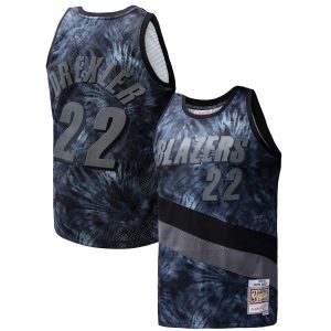 Mitchell & Ness Clyde Drexler Impressive Portland Trail Blazers Black Hardwood Classics 1991/92 Tie Dye Swingman Jersey Enhance your game - day look! Get this fashionable jersey.