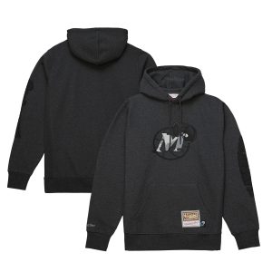 Mitchell & Ness Dallas Mavericks Top - notch Black Hardwood Classics Ghost Camo Pullover Hoodie Customizable! Personalize this great jersey.