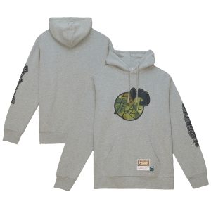 Mitchell & Ness Dallas Mavericks Heather Gray Hardwood Classics Ghost Camo Pullover Hoodie Unique Experience luxury! Order this high - end jersey.