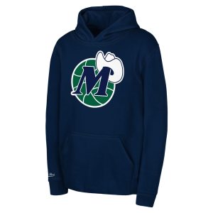 Mitchell & Ness Classy Dallas Mavericks Toddler Navy Retro Logo Pullover Hoodie Don't be left out! Get this stylish jersey and show your team pride.