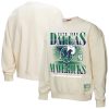 Mitchell & Ness Dallas Mavericks Women's Notable Cream Oversprayed Pullover Sweatshirt Last chance! Grab this awesome jersey before it's gone for good.